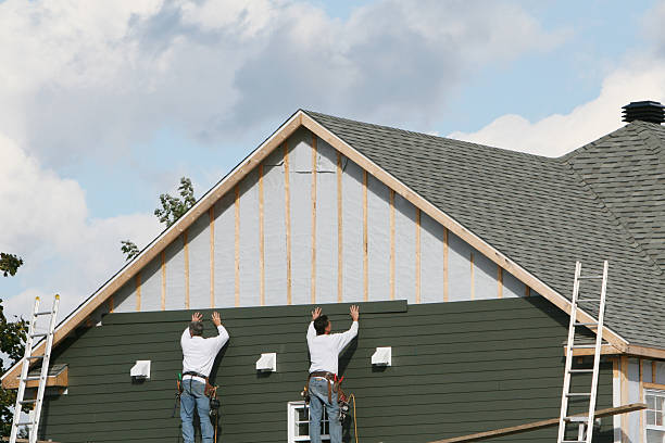 Professional Siding Contractor technician working in Lockport, NY